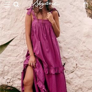 Sezane NWT size 34/2 maxi dress